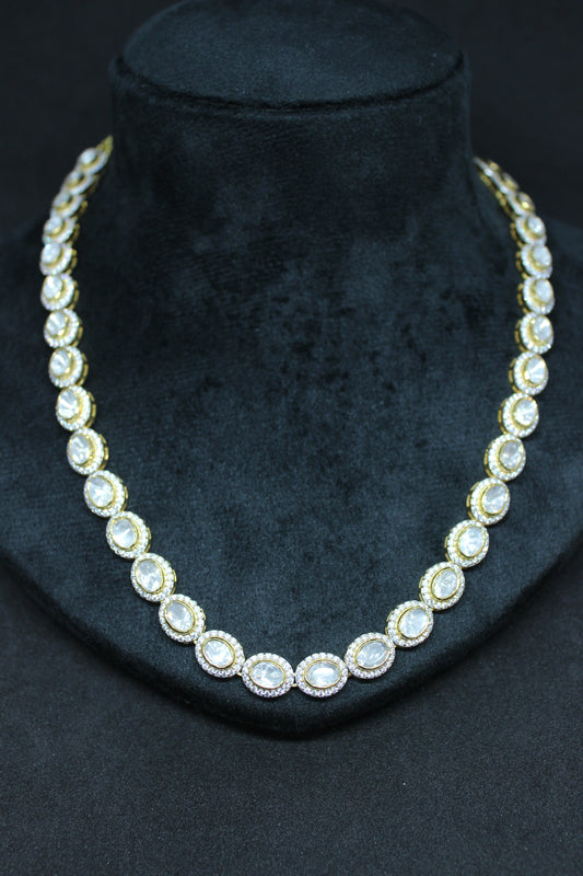 Single Line Silver Necklace