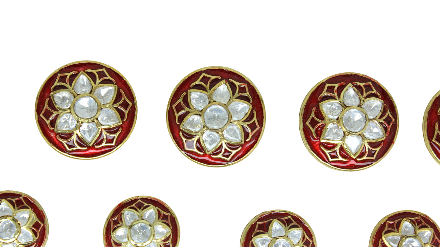 Rajwada Phool Button