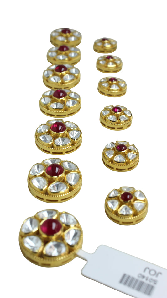 Jaipur Rajsi Polki Buttons