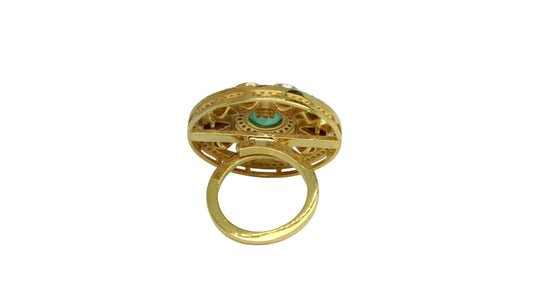 Emerald Circle Ring