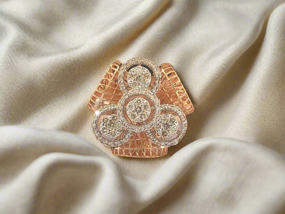Astra Halo Gold Ring