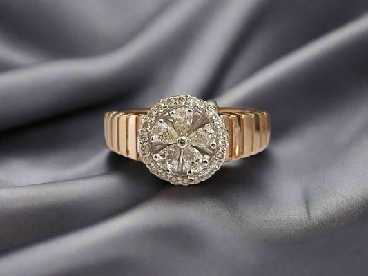 Aura Bloom Gold Ring