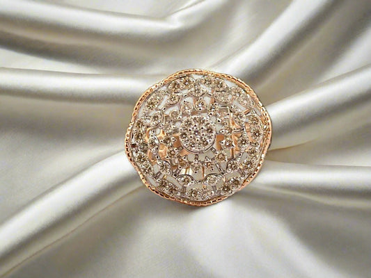 Elani Crown Gold Ring