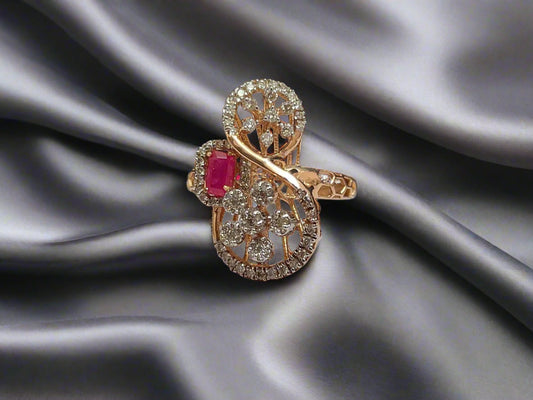 Infinite Sparkle Gold Ring