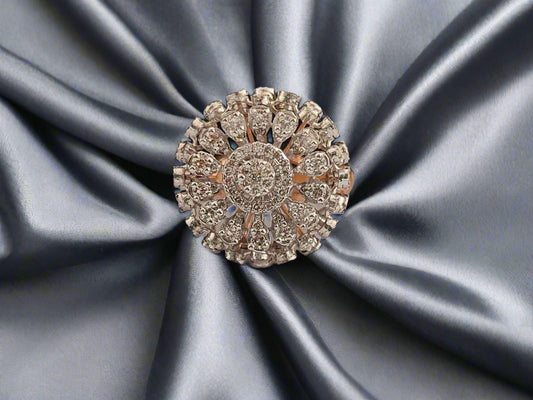 Celestial Spark Gold Ring