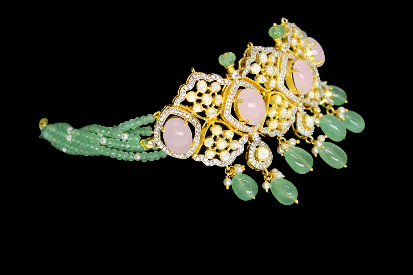 Emerald Rose Choker