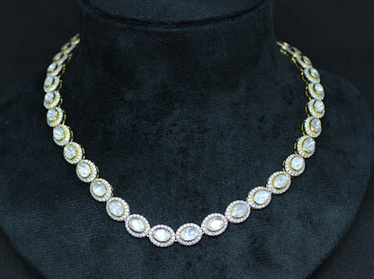 Single Line Silver Necklace