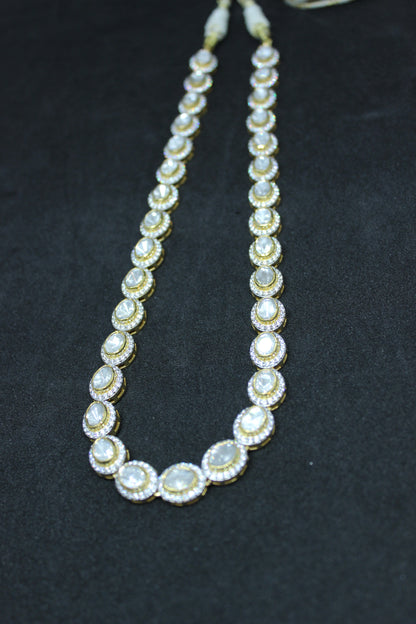 Single Line Silver Necklace