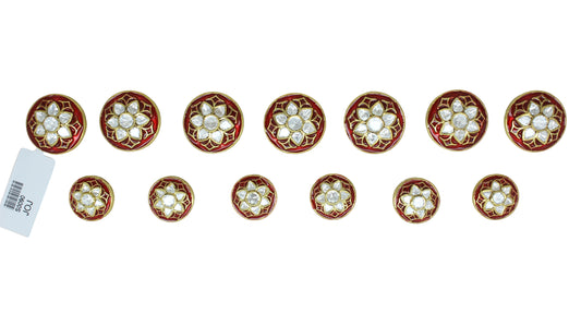 Rajwada Phool Button