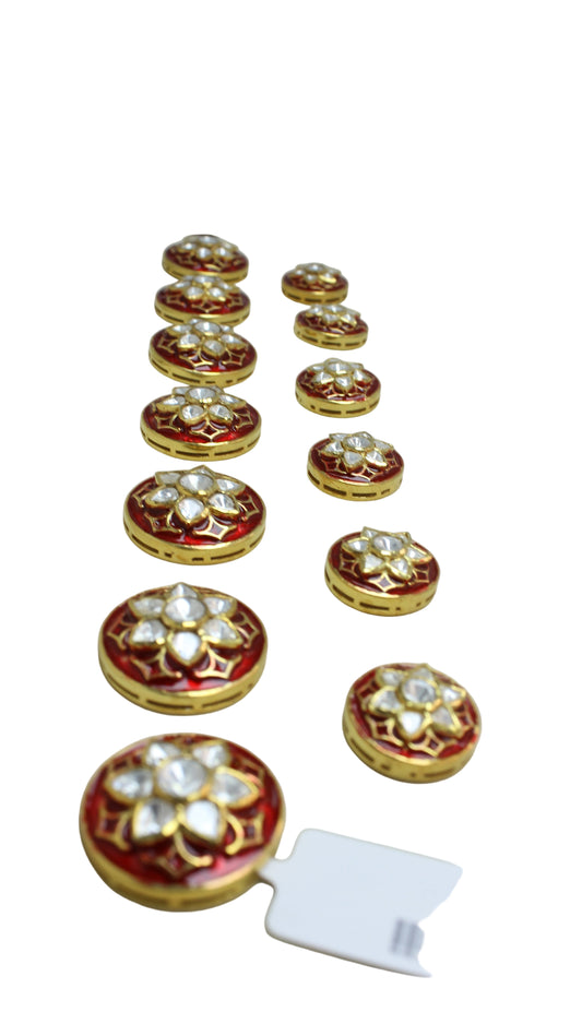 Rajwada Phool Button