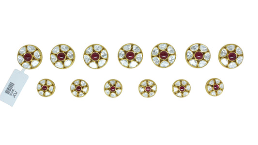 Jaipur Rajsi Polki Buttons