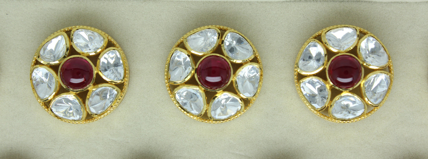 Jaipur Rajsi Polki Buttons