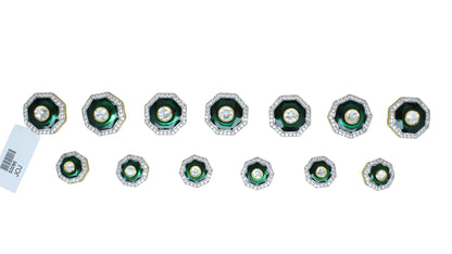 Bottle Green Meena Button