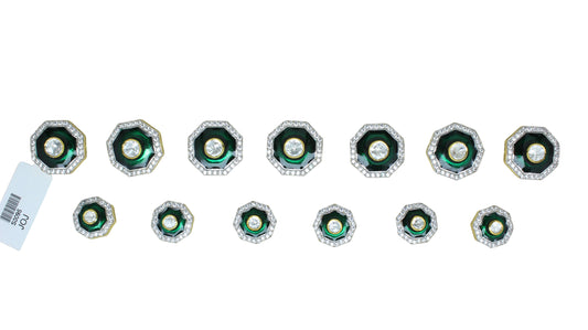 Bottle Green Meena Button