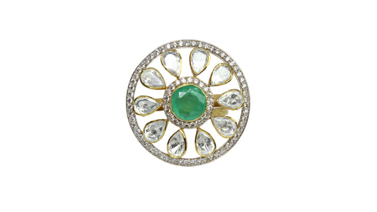 Emerald Circle Ring