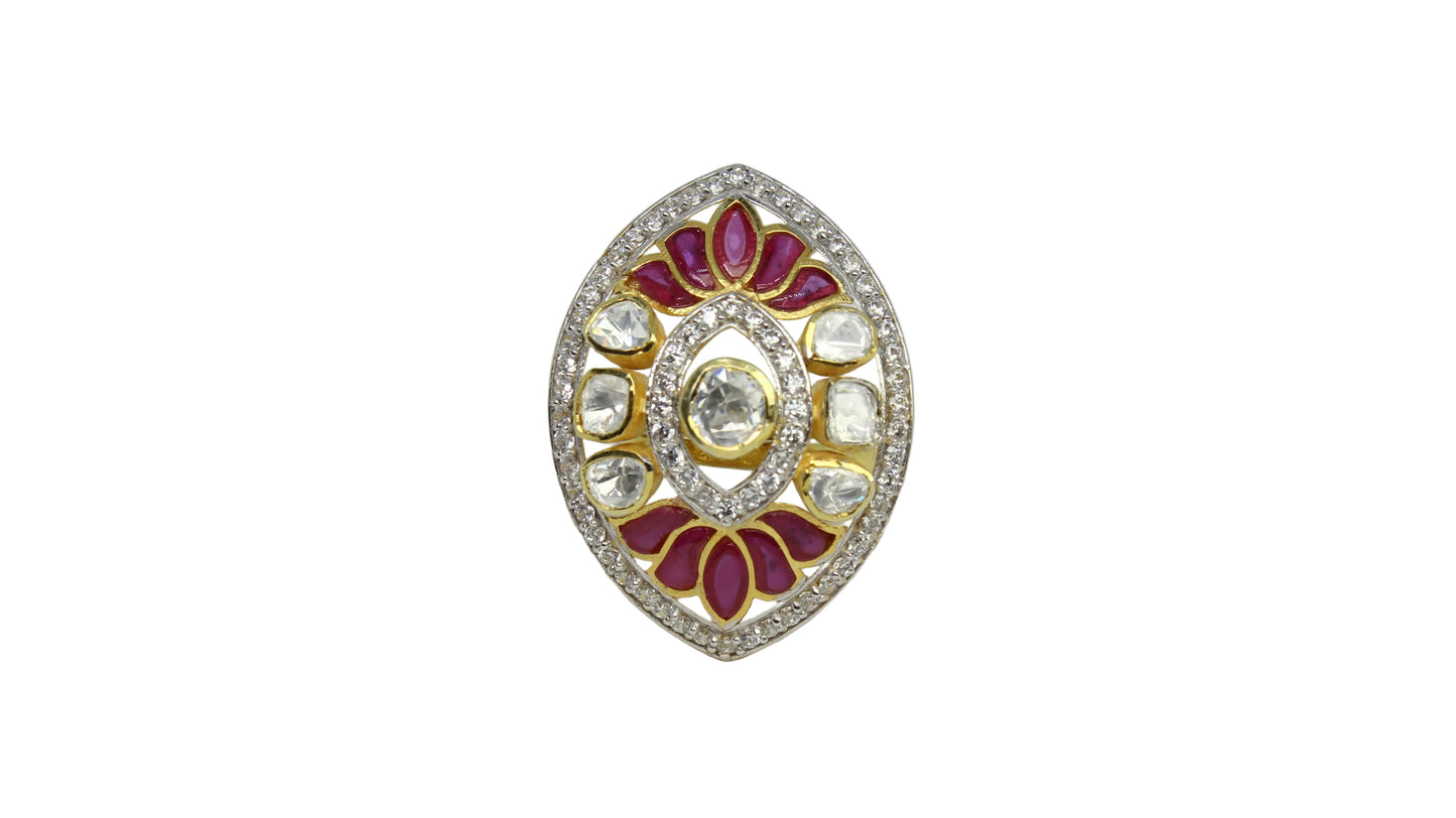 Rosé Lotus Ring