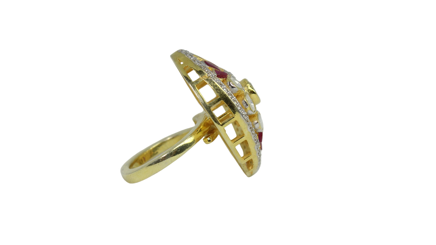 Rosé Lotus Ring