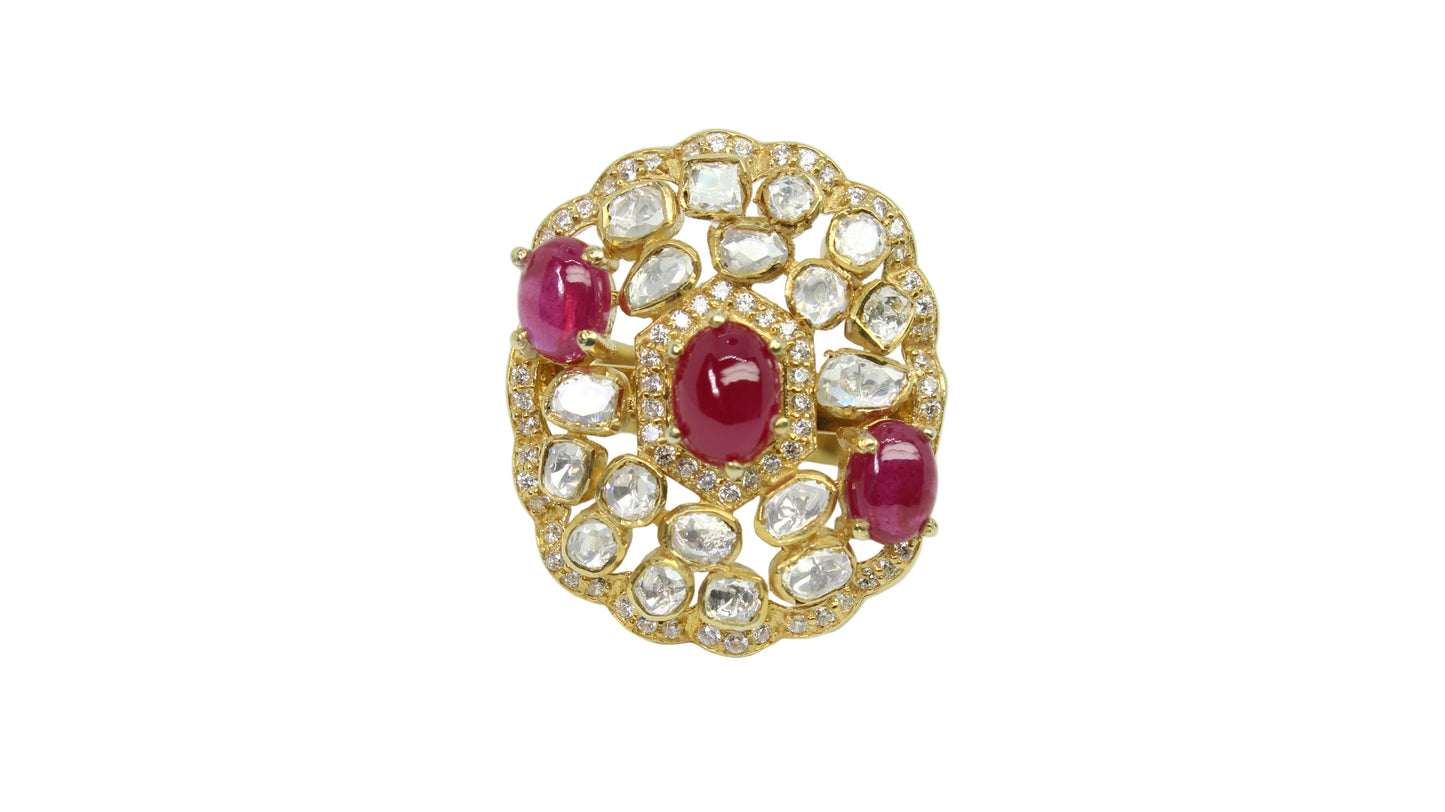 Gulzaar Royale Silver Ring