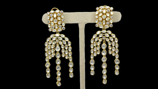 Chandrika Cascade Silver Earring