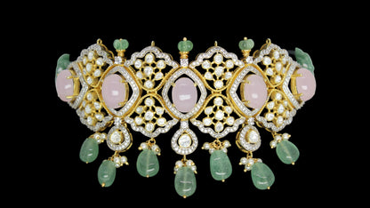 Emerald Rose Choker
