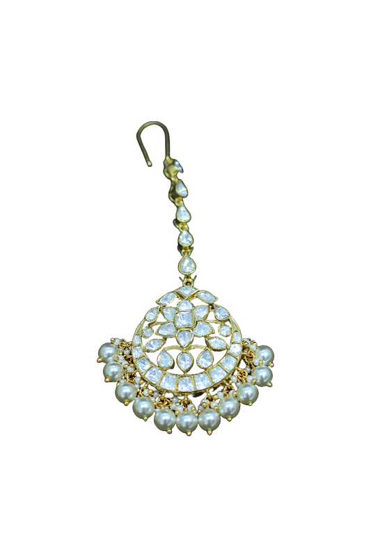 Pearl of Radiance Silver Mang Tikka